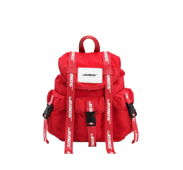 The Bags Zaino In Nylon Rosso Piccolo