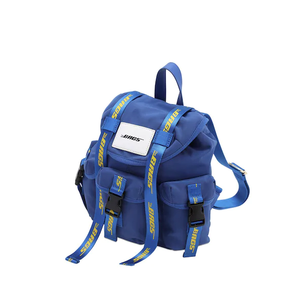 The Bags Zaino In Nylon Blu Piccolo