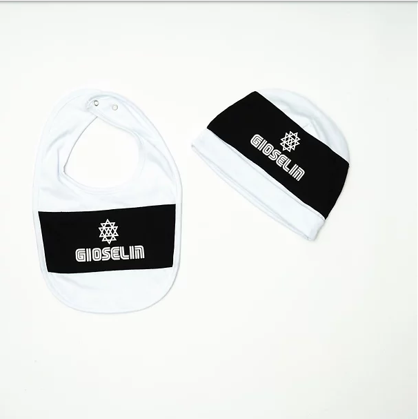 Gioselin Set Bavetto E Cappello Neonato Baby Bianco