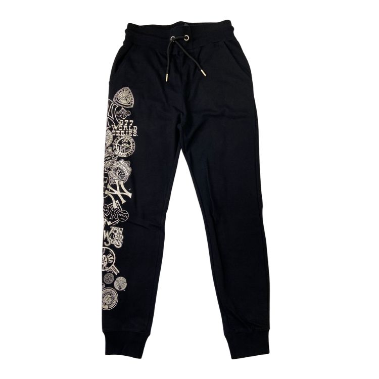 New York Pantalone Nero/Oro