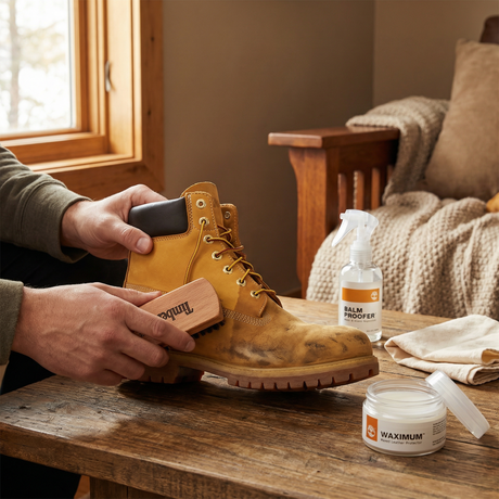 Come pulire stivali Timberland nabuk con spazzola e kit pulizia