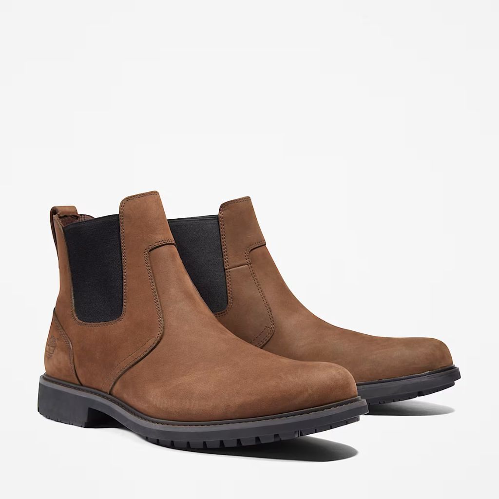 Timberland Stivaletto Beatles Chelsea Stormbucks Marrone TB05552R 242