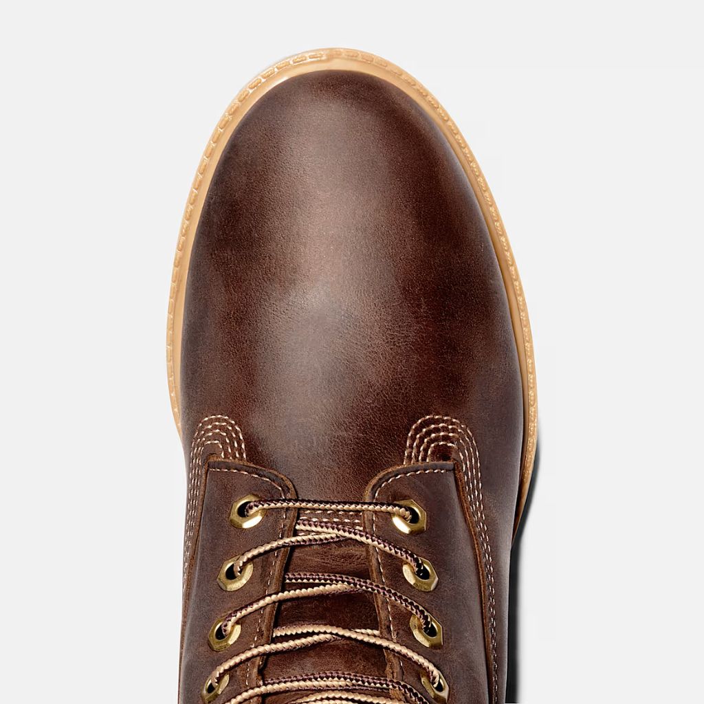Timberland Stivaletto Stringato Marrone Scuro TB127097 214
