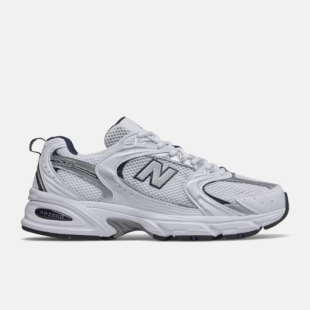 New Balance 530 White Silver Navy Mr530sg