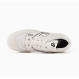 New Balance 550 White Perforated Leather Black BB550PRB