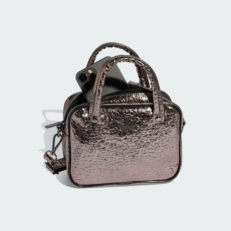 Borsa mini Adidas Originals Adicolor XS grigio metallizzato
