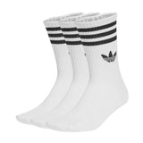 Confezione da tre paia di calzini Adidas Originals bianchi