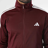 Tuta completa da uomo Adidas Dayready bordeaux