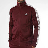 Tuta completa da uomo Adidas Dayready bordeaux