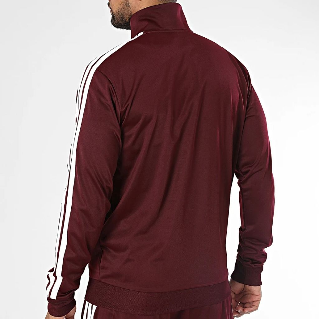 Tuta completa da uomo Adidas Dayready bordeaux