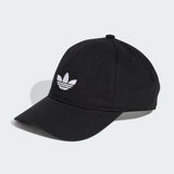 Cappello da baseball Adidas Originals nero con visiera curva