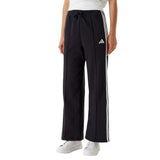 Tuta completa adidas nera con felpa con zip e pantalone ampio