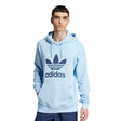 Felpa da uomo Adidas Originals Classics azzurra con cappuccio