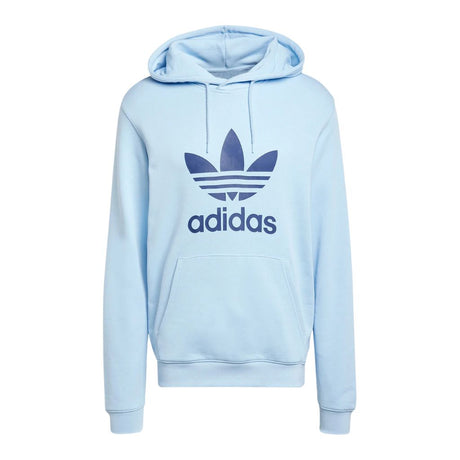 Felpa da uomo Adidas Originals Classics azzurra con cappuccio