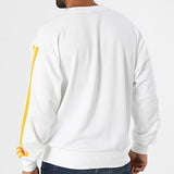 Felpa girocollo da uomo Adidas Originals Real Madrid bianca oversize