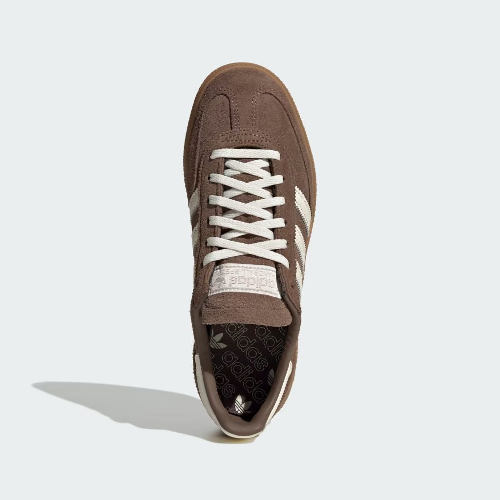 Sneaker adidas Handball Spezial marrone tortora con suola gum