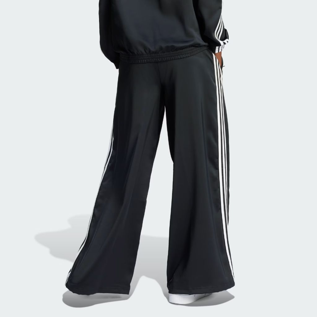 Pantalone da donna Adidas Originals nero a gamba larga