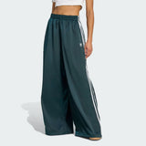 Pantalone da donna Adidas Originals verde a gamba larga