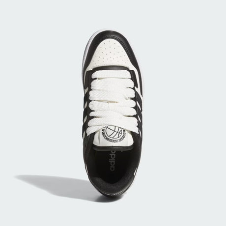 Sneaker adidas Rapid Court Low bianca e nera