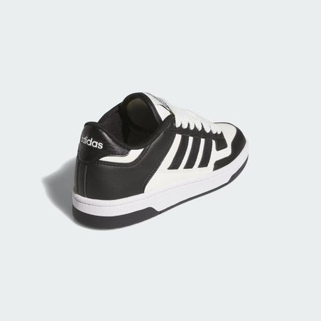 Sneaker adidas Rapid Court Low bianca e nera