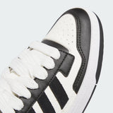Sneaker adidas Rapid Court Low bianca e nera