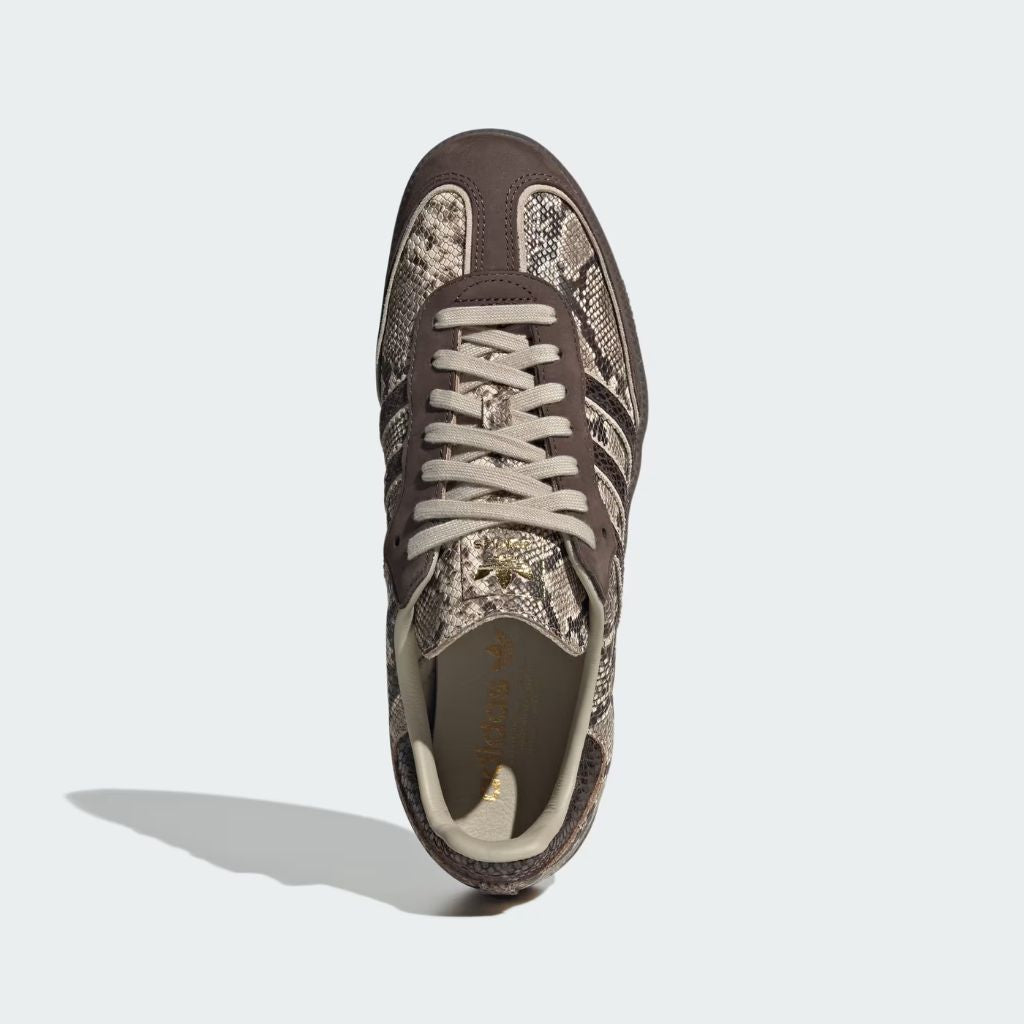 Sneaker Adidas Samba pitonata testa di moro