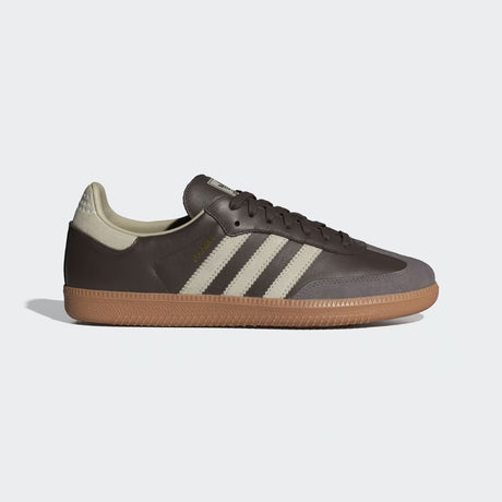 Sneaker Adidas Samba testa di moro con strisce panna