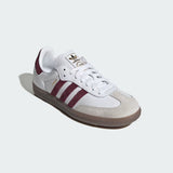 Sneaker Adidas Samba bianca bordeaux