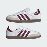 Sneaker Adidas Samba bianca bordeaux
