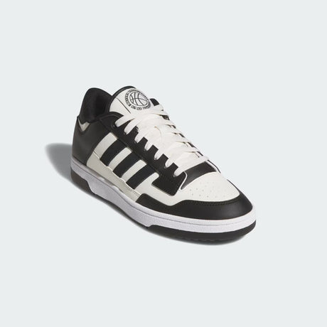 Sneaker adidas Rapid Court Low bianca e nera