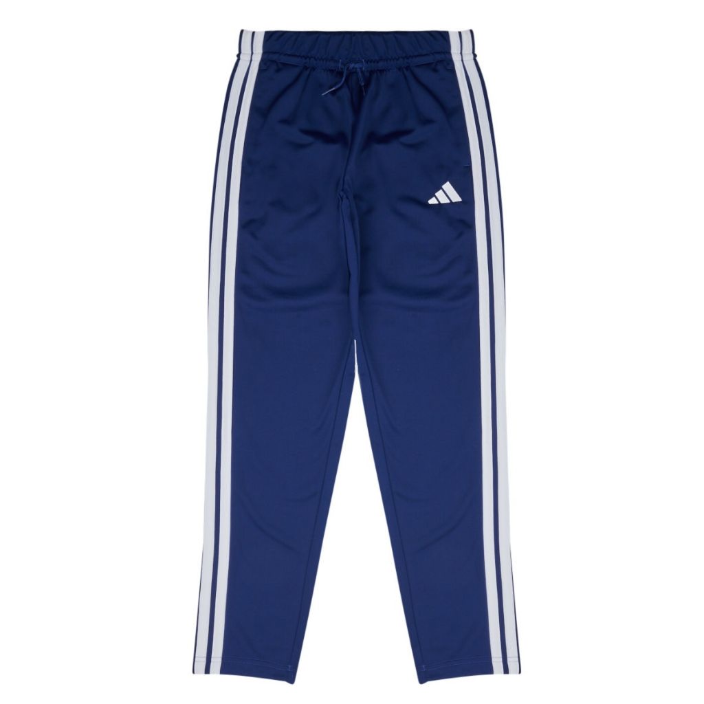 Tuta Adidas blu navy con giacca con zip e pantaloni con bande bianche