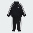 Tuta completa unisex baby Adidas Originals nera in tessuto acetato