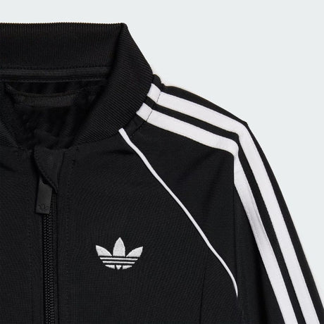 Tuta completa unisex baby Adidas Originals nera in tessuto acetato