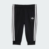 Tuta completa unisex baby Adidas Originals nera in tessuto acetato