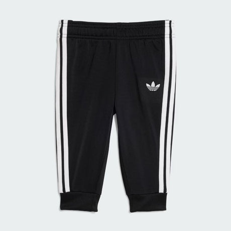 Tuta completa unisex baby Adidas Originals nera in tessuto acetato