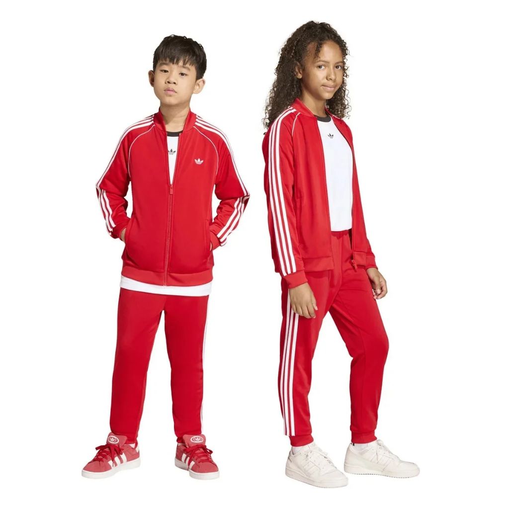 Tuta completa unisex baby Adidas Originals rossa