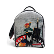 Zaino Alviero Rodriguez grigio con teddy bear streetwear