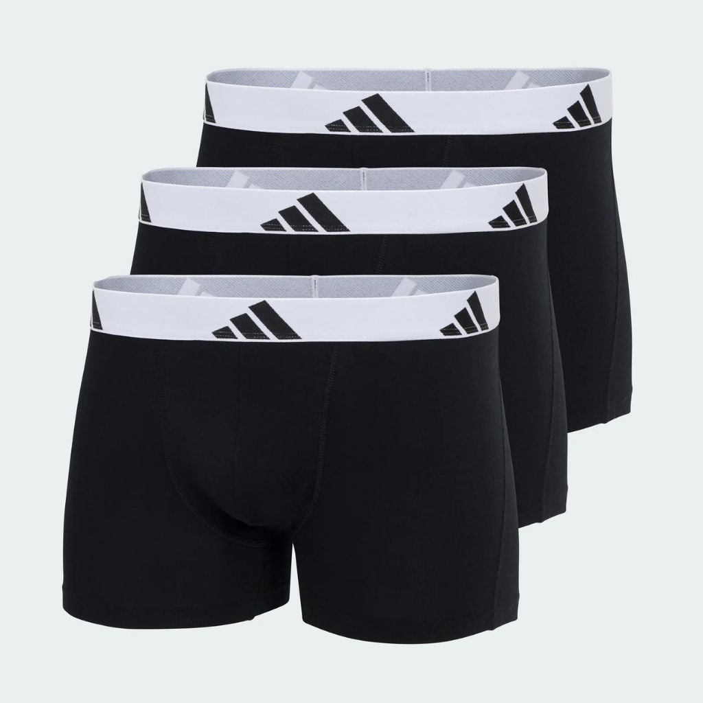 Adidas Boxer in Confezione da 3 Nero JK3945