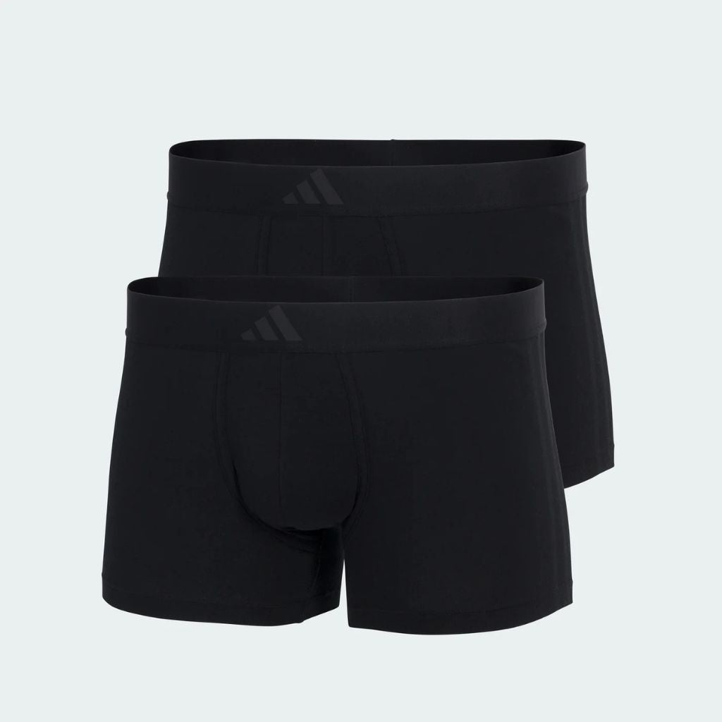 Adidas Boxer in Confezione da 2 Total Black JK3979