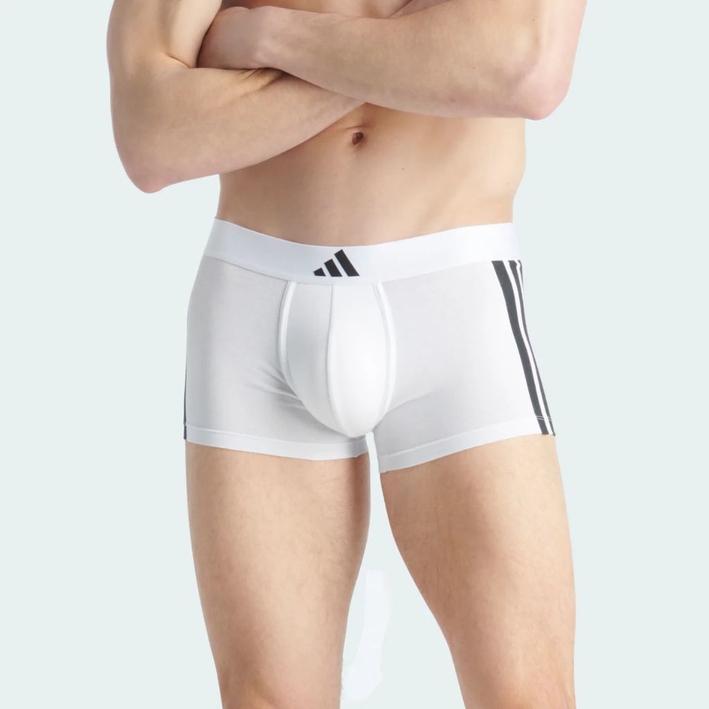 Adidas Boxer in Confezione da 2 Bianco JK3981
