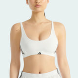 Adidas Bralette Strisce Bianco JL3540