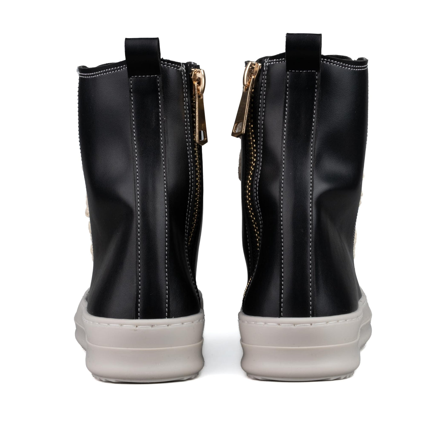Censored RK 2 Stivaletto Nero/Oro in Pelle
