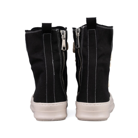 Censored RK Stivaletto Nero in Tela