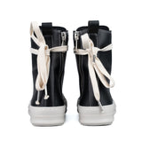 Censored Stivaletto Nero in Pelle