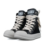 Censored Stivaletto Nero in Pelle