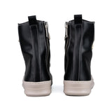 Censored RK Stivaletto Nero in Pelle