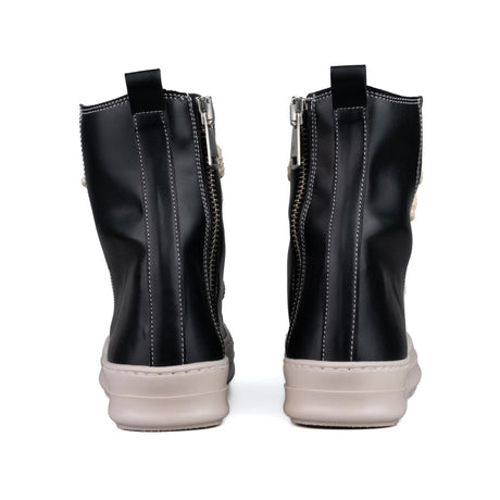 Censored RK Stivaletto Nero in Pelle