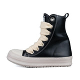 Censored RK Stivaletto Nero in Pelle