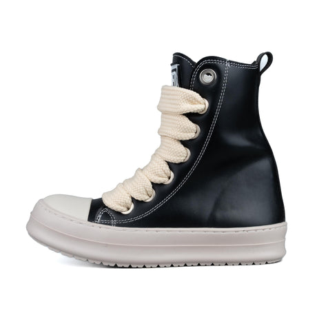 Censored RK Stivaletto Nero in Pelle