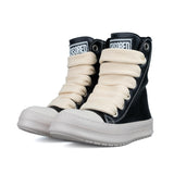 Censored RK Stivaletto Nero in Pelle